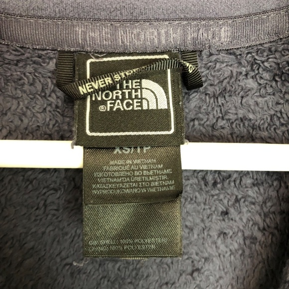 The North Face Osito Fleece Zip Jacket Purple Teal Womens XS - Picture 3 of 14